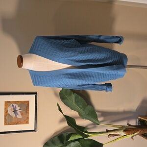 Murmurey Open Cardigan Long Sleeve, Sweater Sz M Green